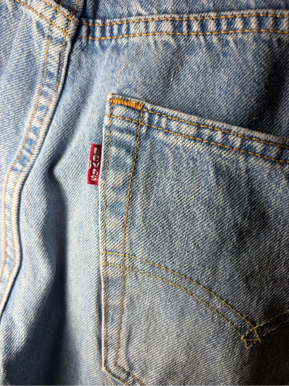 Levi's 502 Men's Light Blue Straight Jeans - Picture 5 of 9